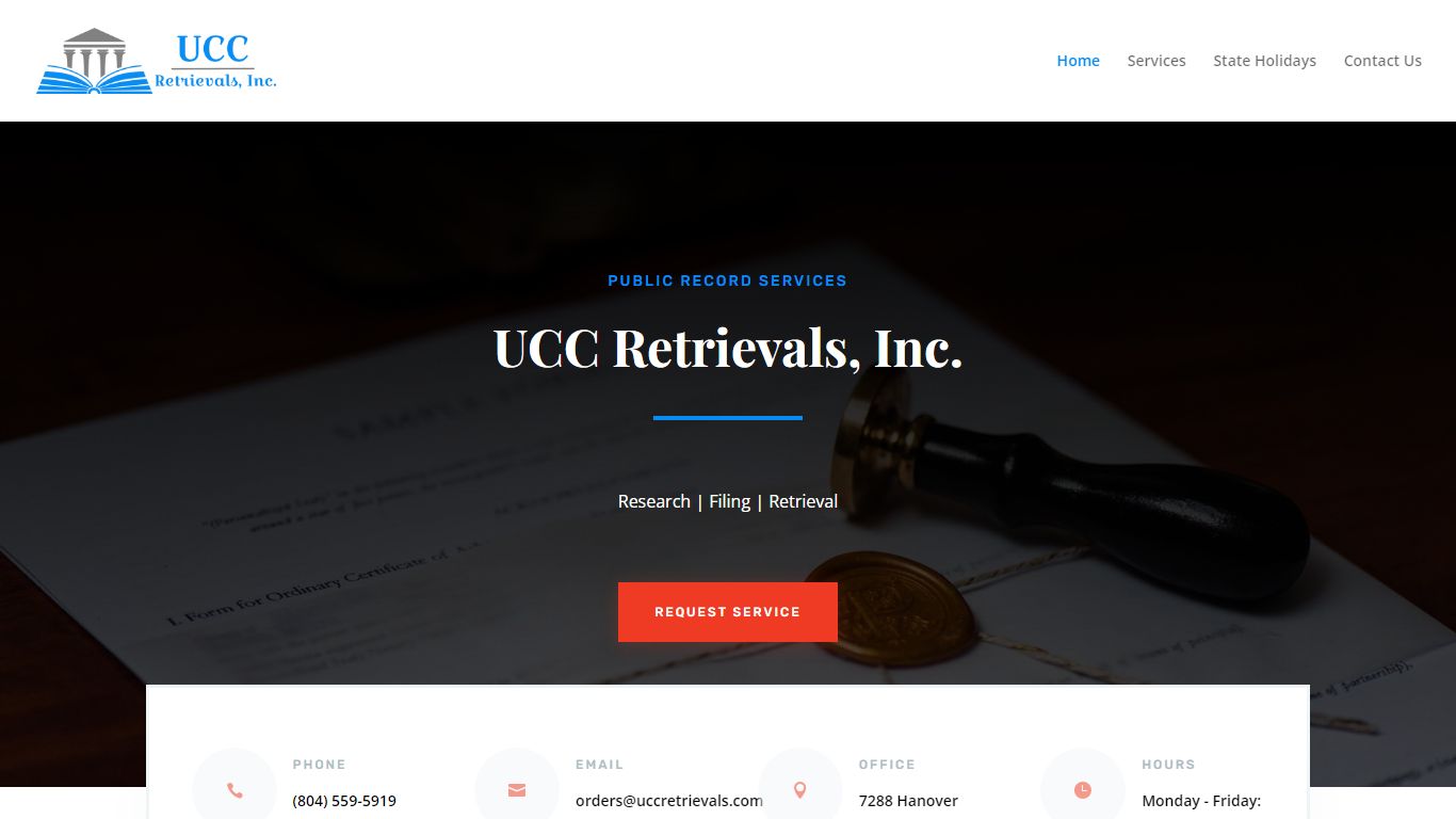 UCC Retrievals, Inc. | Public Records | Research | Retrieval | Filing