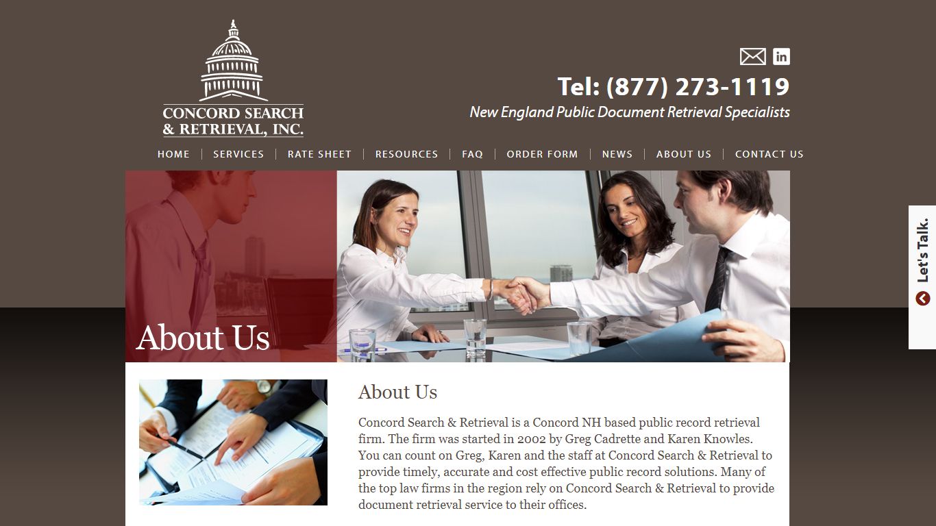 Concord Search & Retrieval - Nationwide Public Document Retrieval ...